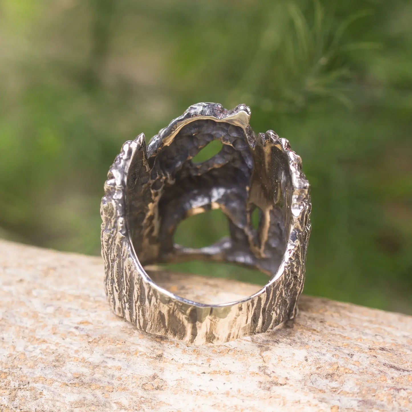 Elk Ring in Silver, Stag Ring, Enchanted Forest jewelry, Woodland Spirit Animal Ring